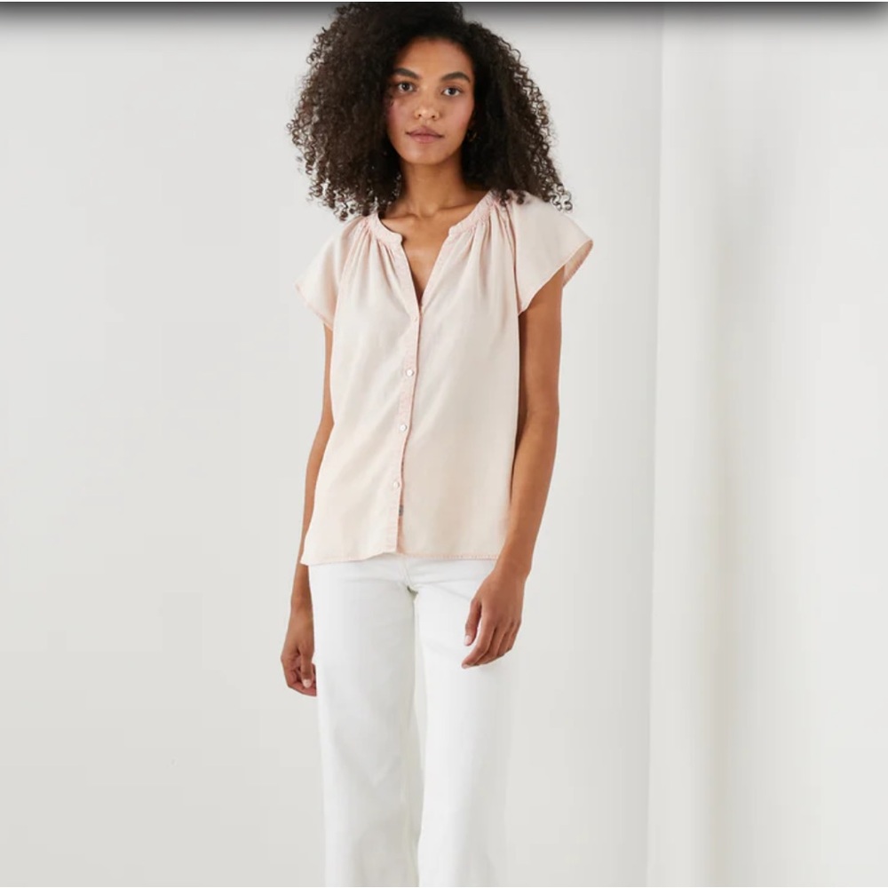 NWOT Rails Alena Split-Neck Top - Picture 3 of 11